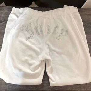 White Juicy Couture Sweatpants